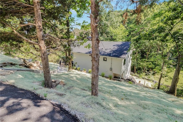 48 M St, Lake Lotawana, MO 64086 - view of green lawn