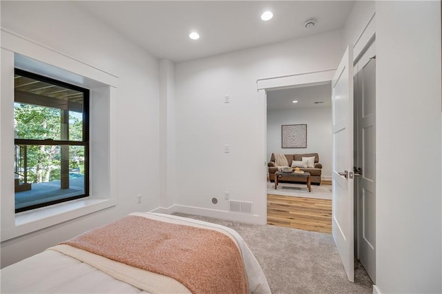 48 M St, Lake Lotawana, MO 64086 - bedroom featuring carpet and recessed lighting