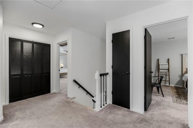 11245 S Penrose St, Olathe, KS 66061 - corridor featuring an upstairs landing and carpet
