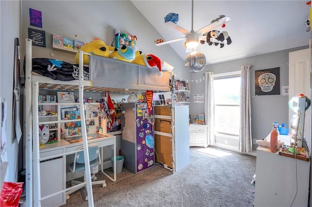 3945 N 123rd Ter, Kansas City, KS 66109 - bedroom with carpet floors and lofted ceiling