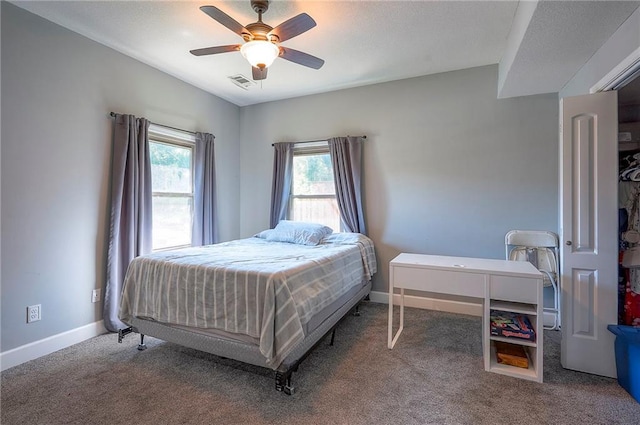 3945 N 123rd Ter, Kansas City, KS 66109 - bedroom with carpet flooring and ceiling fan