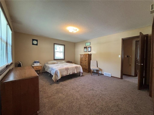 2425 Elephant Trl, Saint Joseph, MO 64506 - carpeted bedroom with a textured ceiling