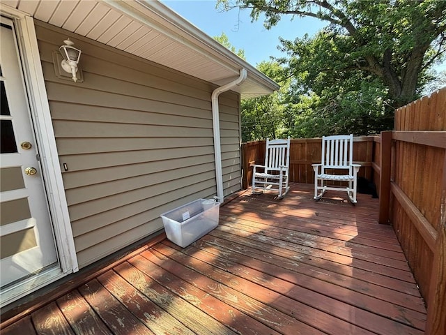 2425 Elephant Trl, Saint Joseph, MO 64506 - view of wooden terrace