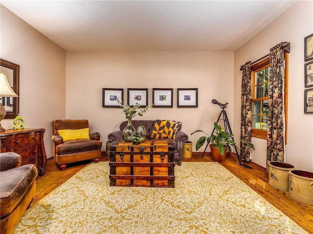 28804 E 116th St, Lees Summit, MO 64086 - living area with wood finished floors and baseboards