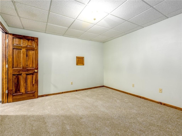 28804 E 116th St, Lees Summit, MO 64086 - carpeted spare room with a paneled ceiling