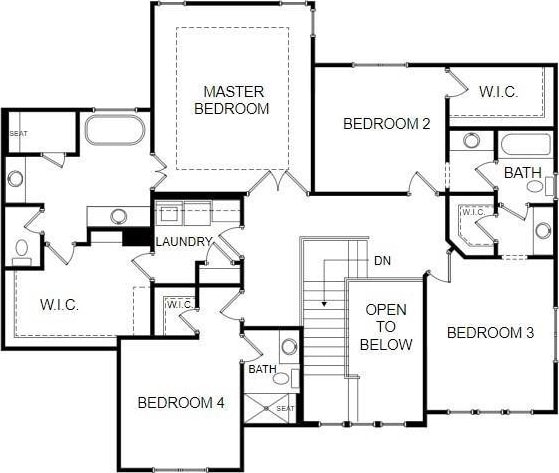 3601 W 187th St, Overland Park, KS 66085 - view of floor plan / room layout