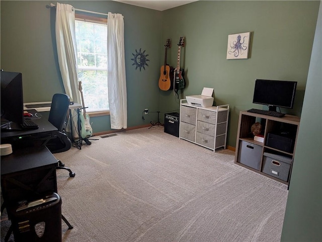 22030 W 51st Ter, Shawnee, KS 66226 - home office with carpet and baseboards