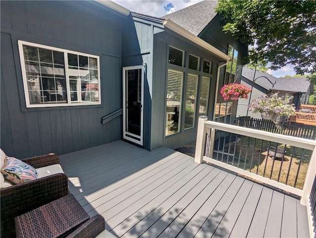 22030 W 51st Ter, Shawnee, KS 66226 - view of wooden deck