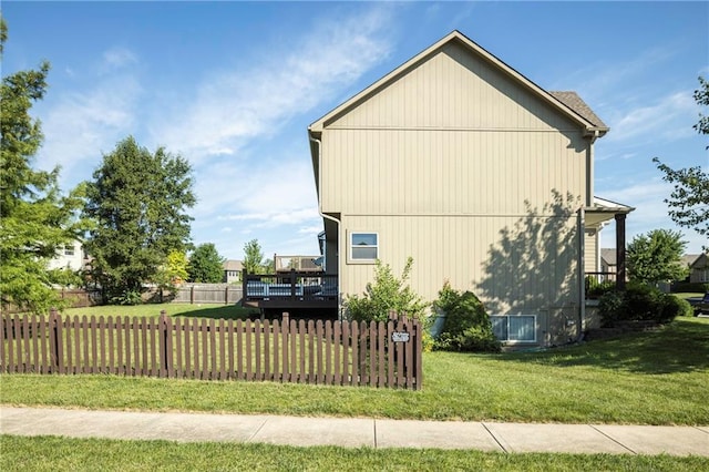 3132 SW Damon Ln, Lees Summit, MO 64082 - view of home's exterior featuring a deck