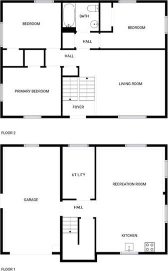 1208 Ranson Pl, Independence, MO 64057 - view of floor plan / room layout