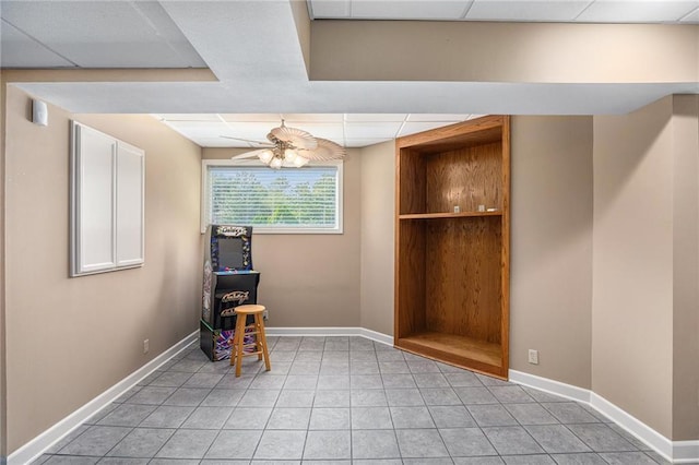 14622 S Garnett St, Olathe, KS 66062 - dining space featuring light tile patterned floors and a ceiling fan