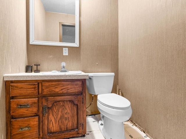 1490 216th St, Lathrop, MO 64465 - half bathroom with vanity and toilet