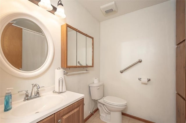 918 King St, Baldwin City, KS 66006 - full bathroom with vanity and tile patterned floors
