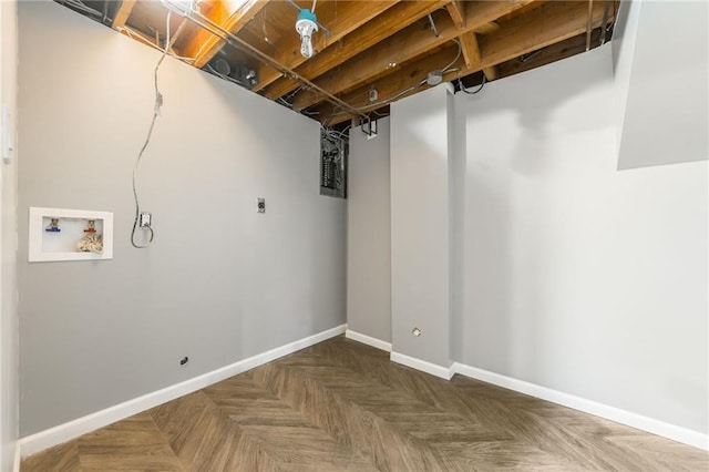9909 Juniper Ln, Overland Park, KS 66207 - finished basement with baseboards
