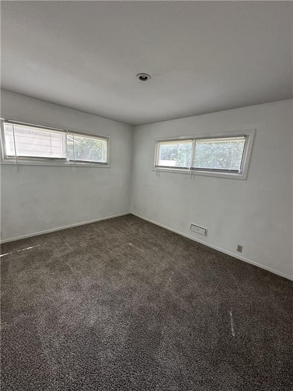 11001 Ewing Ave, Kansas City, MO 64134 - unfurnished room featuring plenty of natural light and dark carpet