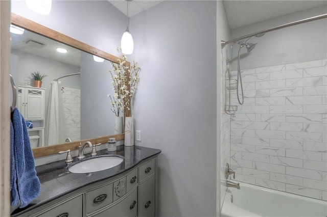 1921 SW 4th St, Lees Summit, MO 64081 - full bathroom featuring vanity and shower / bath combo