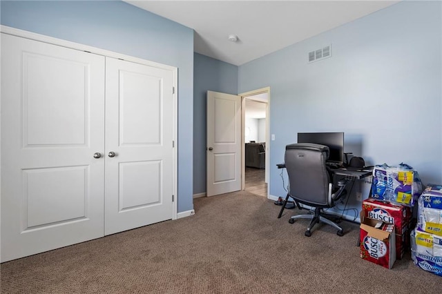 21904 Crystal Ave, Peculiar, MO 64078 - carpeted home office featuring baseboards