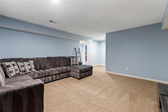 21904 Crystal Ave, Peculiar, MO 64078 - living room featuring carpet flooring and baseboards