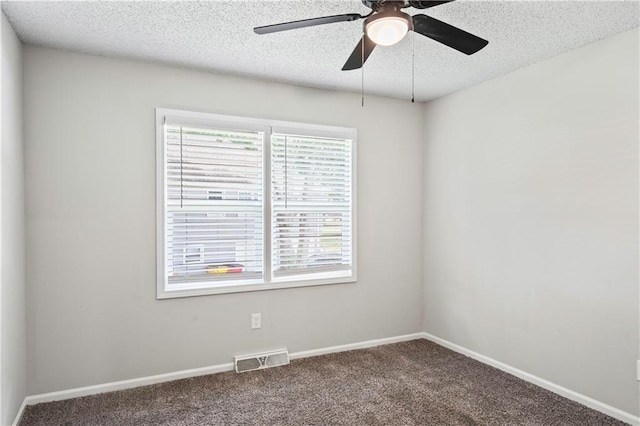 16620 E 36th St, Independence, MO 64055 - carpeted spare room featuring a ceiling fan and a textured ceiling