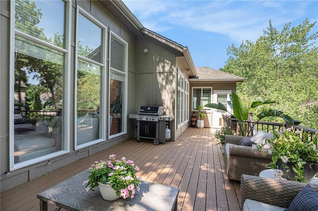 4140 W 131st Ter, Leawood, KS 66209 - deck with grilling area