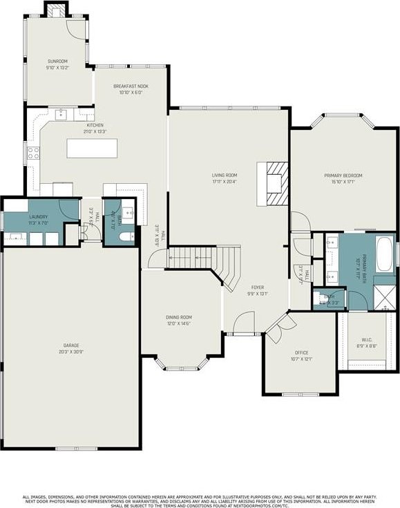 4140 W 131st Ter, Leawood, KS 66209 - view of property floor plan