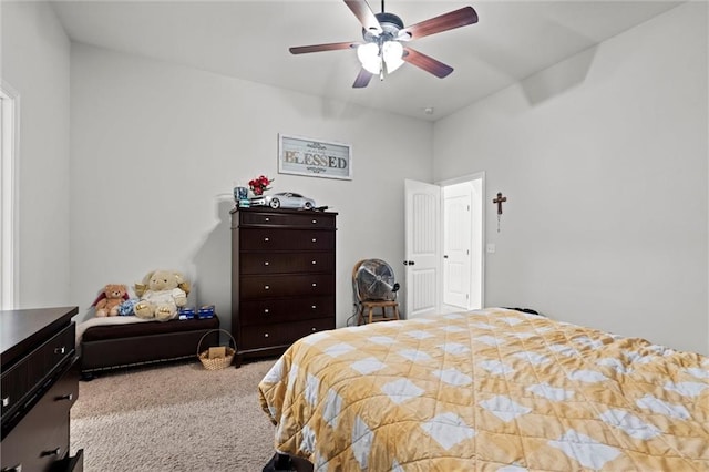 21506 Murlo Cir, Peculiar, MO 64078 - carpeted bedroom featuring a ceiling fan