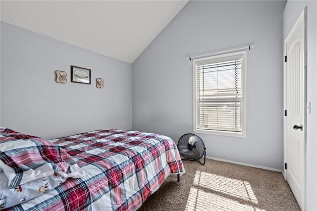 21506 Murlo Cir, Peculiar, MO 64078 - carpeted bedroom featuring vaulted ceiling and baseboards