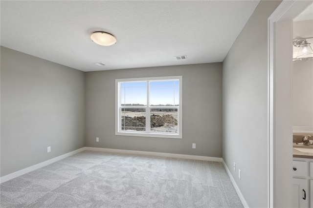 18608 Mohawk Ln, Overland Park, KS 66085 - spare room with light colored carpet and a sink