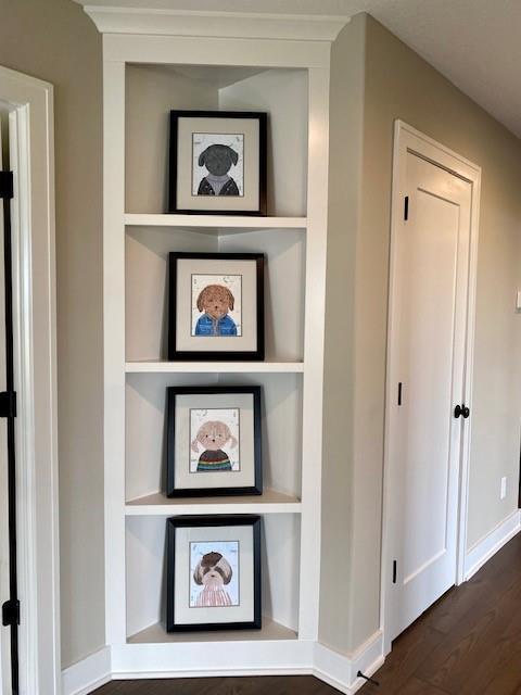 18608 Mohawk Ln, Overland Park, KS 66085 - detailed view of wood finished floors and baseboards