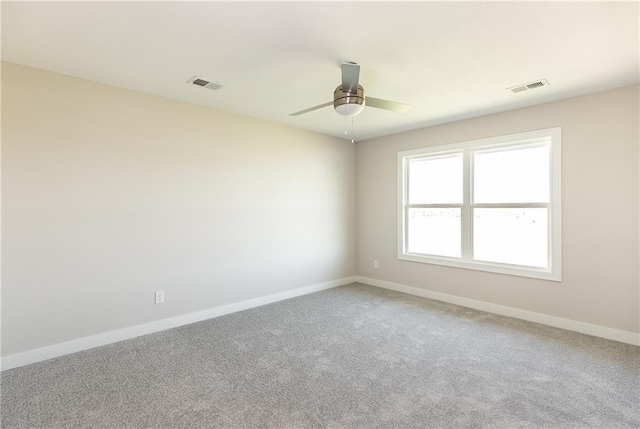 3361 W 187th St, Overland Park, KS 66085 - unfurnished room with ceiling fan and light colored carpet