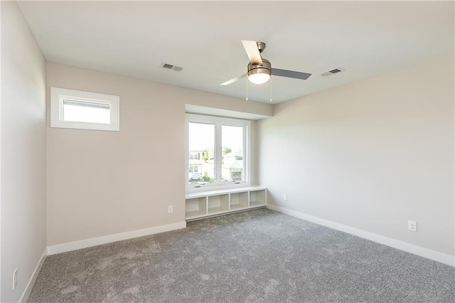 3361 W 187th St, Overland Park, KS 66085 - empty room with a ceiling fan and carpet flooring