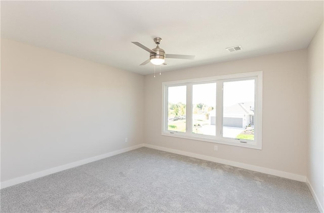 3361 W 187th St, Overland Park, KS 66085 - unfurnished room featuring light colored carpet and ceiling fan