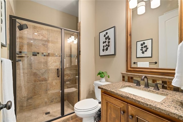 3116 W 137th St, Leawood, KS 66224 - bathroom featuring vanity and a stall shower
