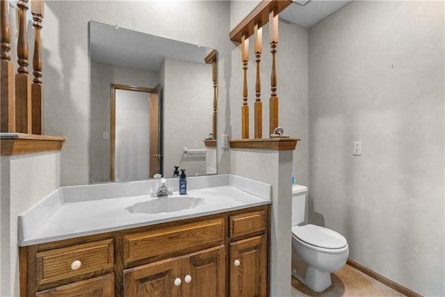 2117 Parker Ct, Blue Springs, MO 64015 - half bath featuring toilet and vanity