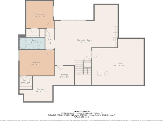 6753 Longview St, Shawnee, KS 66218 - view of floor plan / room layout