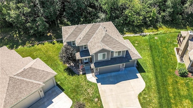 1016 SE Forest Ridge Ct, Blue Springs, MO 64014 - view from above of property