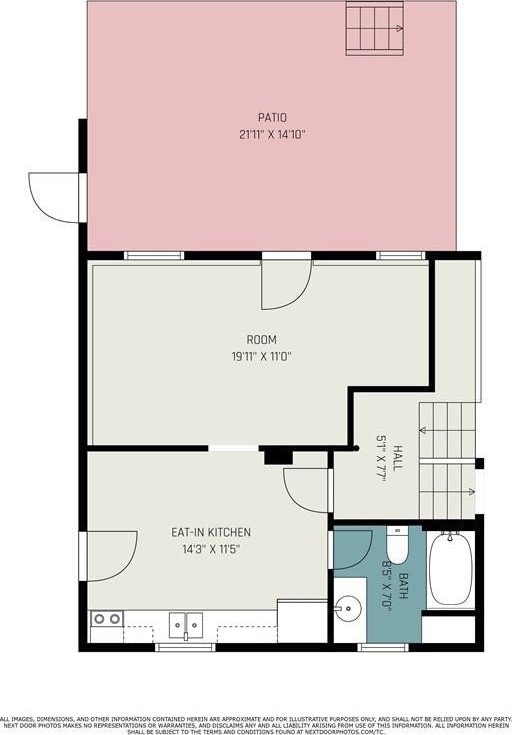 1806 E 125th St, Kansas City, MO 64146 - view of room layout