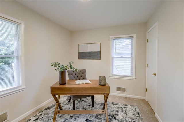 10201 Hillcrest Rd, Kansas City, MO 64134 - carpeted home office with healthy amount of natural light