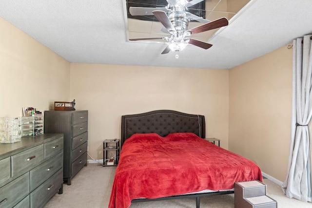820 S Virginia Ln, Olathe, KS 66061 - bedroom featuring light colored carpet and a ceiling fan
