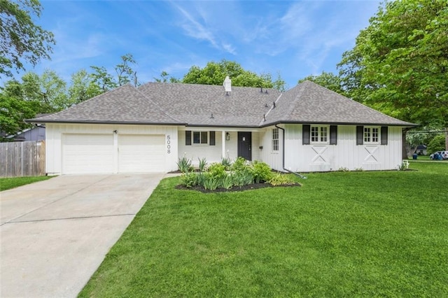 5008 W 79th St, Prairie Village, KS 66208 - single story home featuring an attached garage, concrete driveway, and roof with shingles