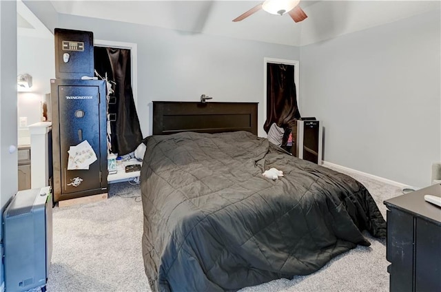 5300 NW 58th Ter, Kansas City, MO 64151 - bedroom featuring carpet flooring and ceiling fan