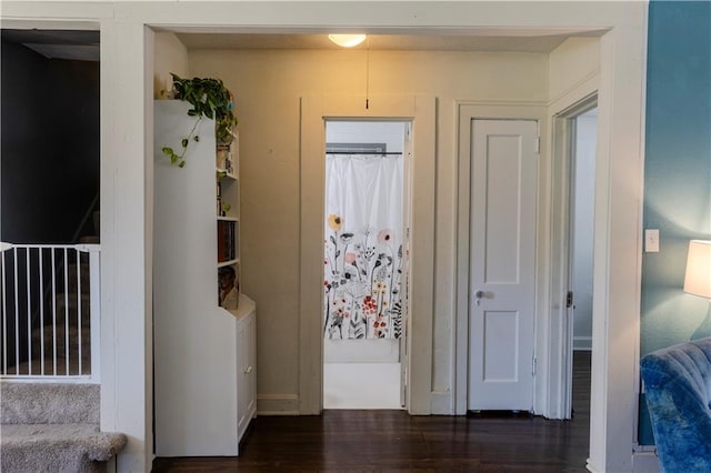 2026 E 70th Ter, Kansas City, MO 64132 - hall with wood finished floors