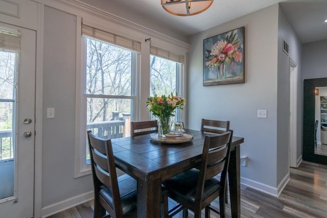 4603 N 111th St, Kansas City, KS 66109 - dining space with wood finished floors and healthy amount of natural light