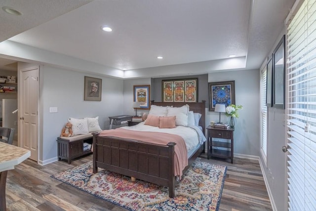 4603 N 111th St, Kansas City, KS 66109 - bedroom with wood finished floors and recessed lighting