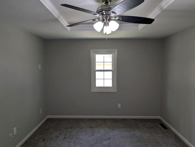 2205 S Owing St, Oak Grove, MO 64075 - carpeted spare room featuring a ceiling fan and a textured ceiling