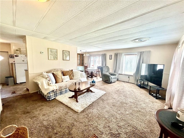 14444 E Quail Rd, Nevada, MO 64772 - living room with carpet flooring