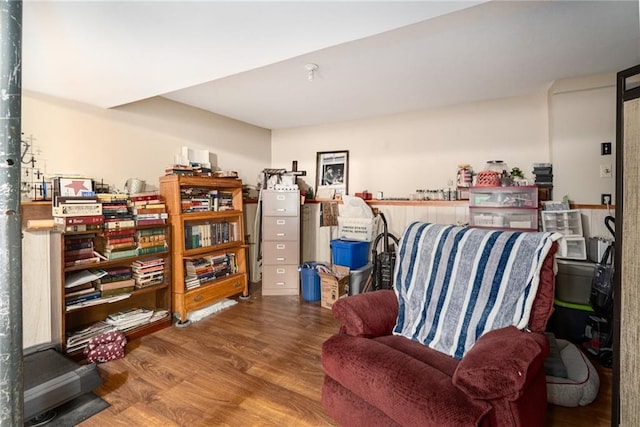 303 W S St, Spring Hill, KS 66083 - living area with wood finished floors