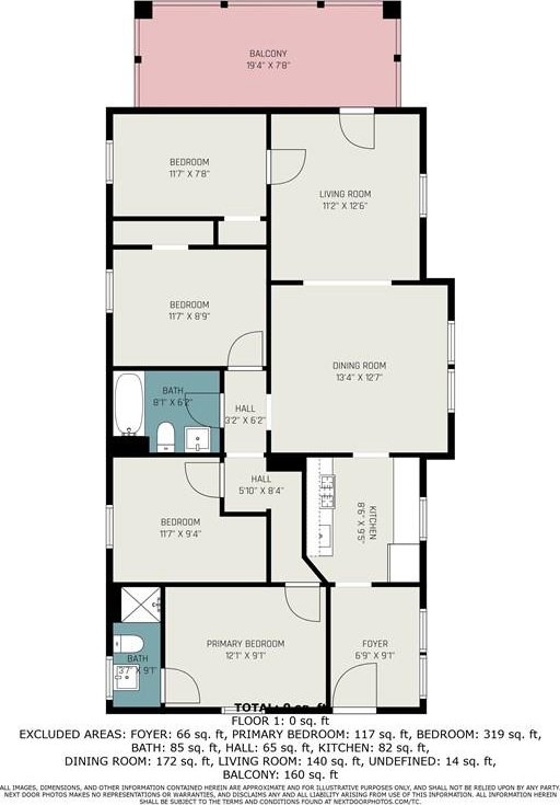 5209 Independence Ave, Kansas City, MO 64124 - view of floor plan / room layout