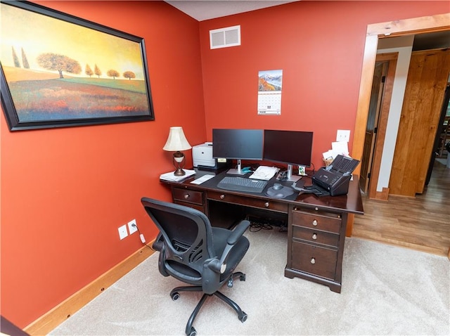 29309 E State Route B, Archie, MO 64725 - home office featuring baseboards and carpet flooring