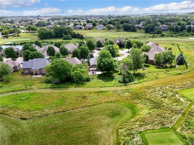 14780 S Glen Eyrie St, Olathe, KS 66061 - aerial perspective of suburban area featuring a golf club